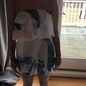 Ecowish strapless romper